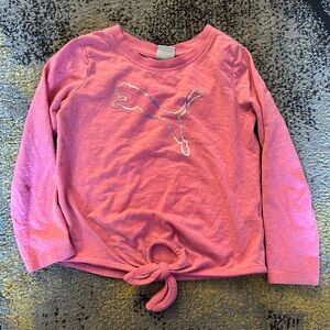 Toddler Pink Puma long sle shirt